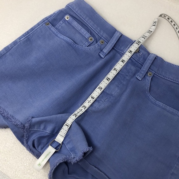 J. Crew Periwinkle High-Rise Garment-Dyed Cutoff Boy Short Size 27 - Picture 4 of 14